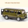1:36 Huili Alloy Lada Model Car with Sound, Light, Pull-Back Action, and Three Opening Doors - Toy for Boys