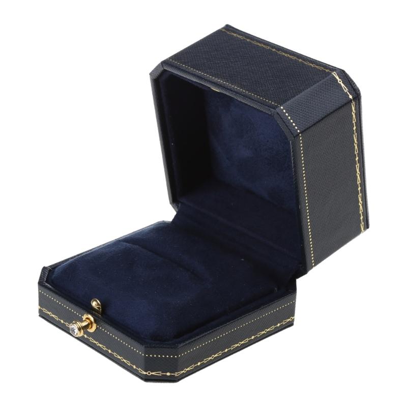 Caja de Anillo de Lujo con Diseño Vintage, Accesorio Perfecto para Compromiso, Regalos de San Valentín y Boda, Nuevo 2024