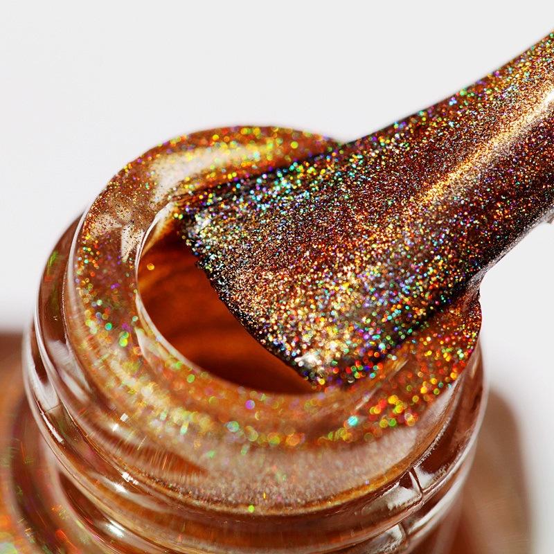 Laser Nail Polish No-bake, Long-lasting, Non-peeling, Quick-drying, Flash Diamond, Nail Polish Sequins