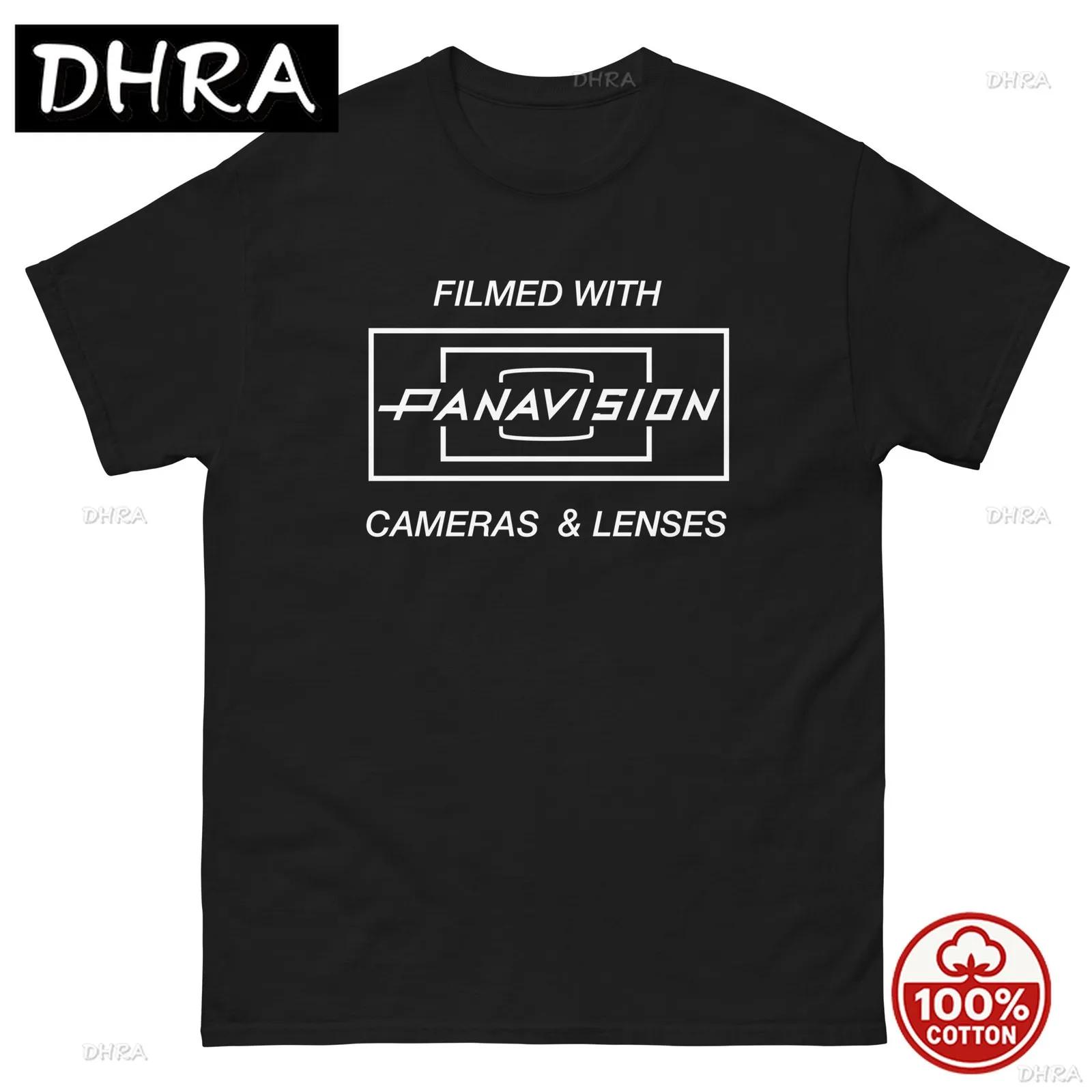 Filmed with Panavision Graphic T Shirt Unisex Classic Tee Featuring Trendy Artwork for Unisex Tee Loose Stylish Grunge Casual Top S