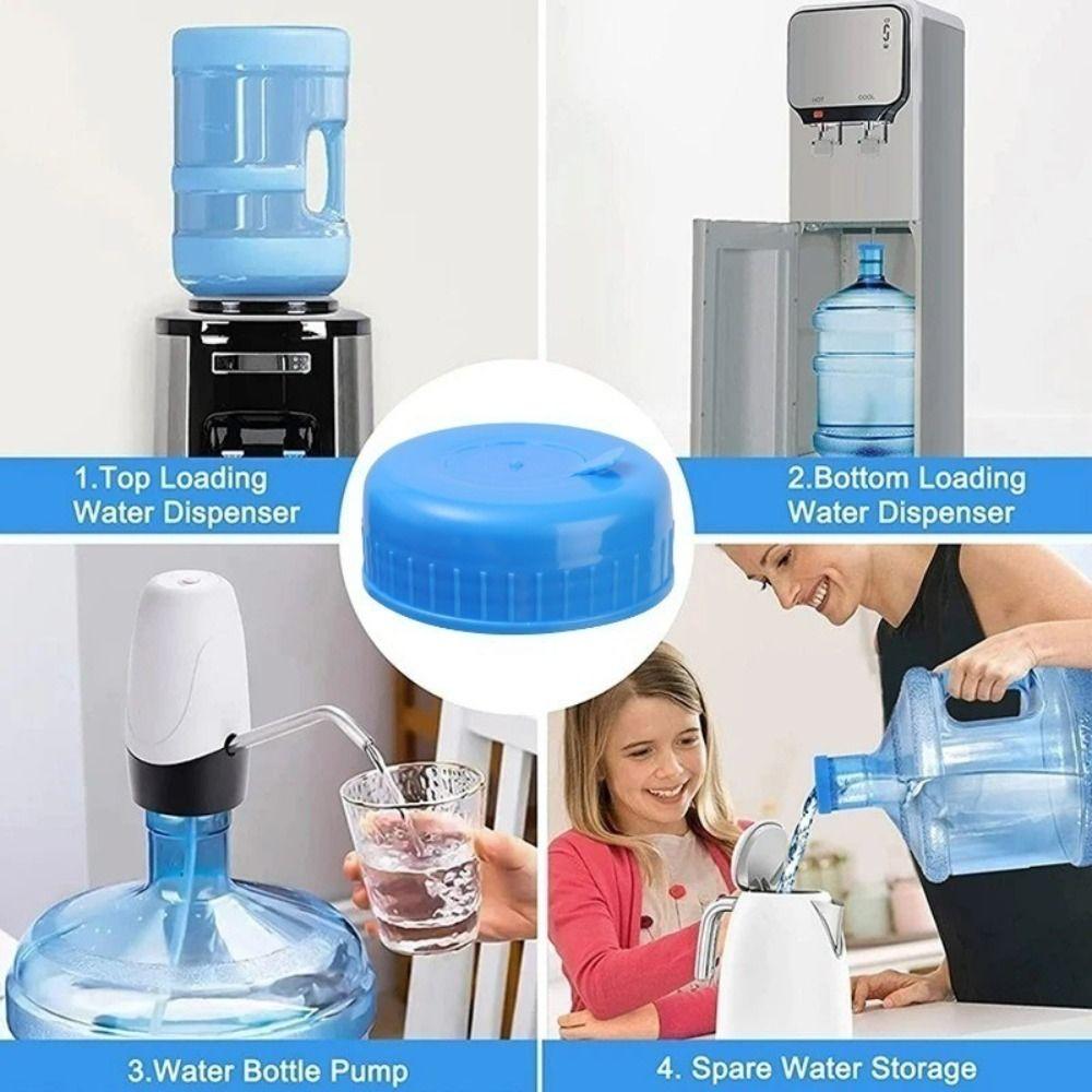 Durable Plastic Water Jug Cap Universal Non-Spill Water Bucket Llid Anti Splash Replacement Mineral Water Threaded Cap