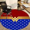 1pc Wonder Woman Office Round Area Rug, Under Office Chairs Bedroom Living Room Home Decor, Room Deco, Available in Various Sizes