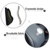 Car Memory Foam Seat Protector Cushion with Belt Auto Cotton Mesh Lumbar Support Pillow for Driving Soft Back Pain Office