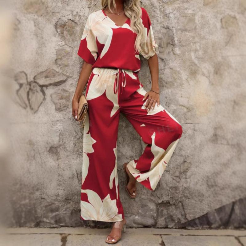 2026 New Spring/Summer Women's Fashion Casual Printed Ladies' Suit