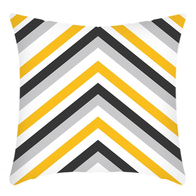 New Pillowcase Art Abstract Series Printed Pillowcase Simple Printed Cushion Sofa Cover