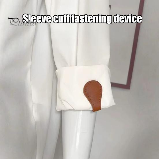 Fissaggi Magnetici Riutilizzabili, Clip per Maniche di Camicia in Ecopelle, Clip Multiuso per Tessuti Senza Cuciture, Portacamicie, Clip per Maniche Arrotolate, Segnalibri