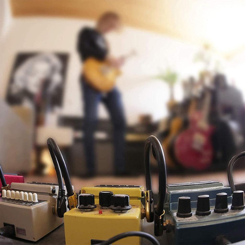 Guitar Patches Cables 6.35mm Right Angle Guitar Effect Pedal Cables Low Noise and Good Quality Guitar Effect Pedals Plug