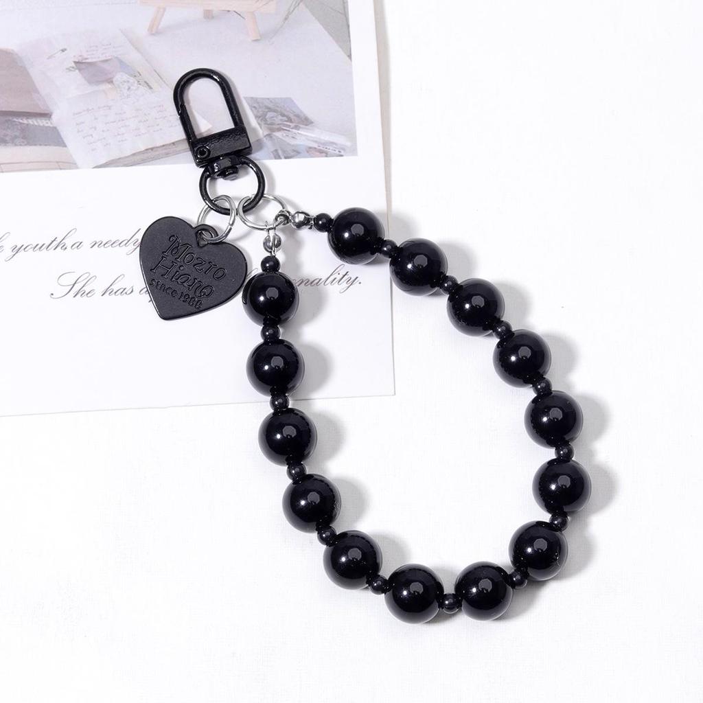 Heart-Shaped Chain Pendant Phone Case & Wrist Strap with Lanyard