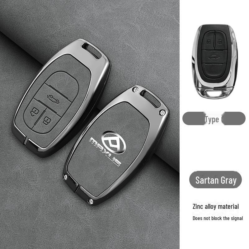 Capa de Chave SAIC Maxus D90 para Carro Maxus G50 2019 Feminino, Carcaça de Metal de Alta Qualidade com Fivela.