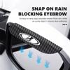 Carbon Fiber Car Rear View Mirror Rain Eyebrow Shield Sun Visor Accessories For Lada Xray Granta Largus Kalina Largus PrioraWW2