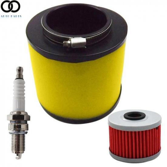 Air Oil Filter Spark Plug Tune Kit 2000 For honda foreman tune up 2004 trx450r
