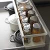 Expandable Spice Rack, Multi-functional Metal Shelf, Retractable Kitchen Storage Rack for Various Bottles and Jars, Dish Shelf, Multipurpose Use