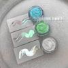Aurora Nail Art Ice Skin Powder Highlighter Set – 9 Translucent Glitter Colors