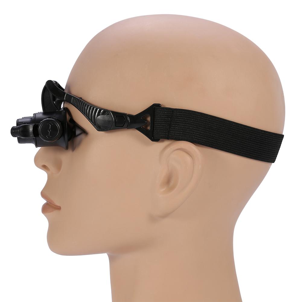 New Head Wearing Magnifying Lens Double Eye Jewelry Watch Repair Magnifier Loupe Glasses