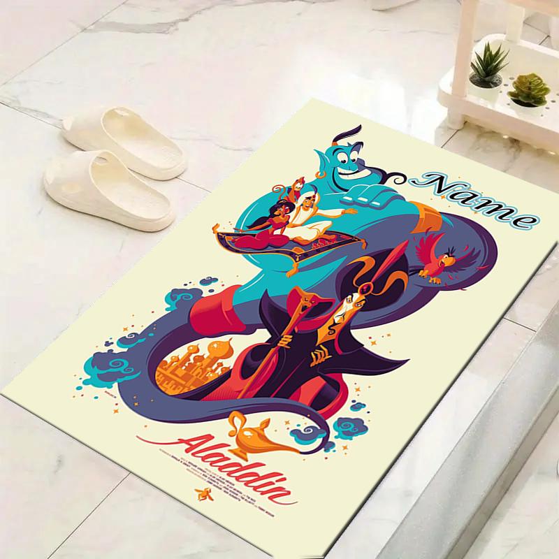 Custom 1Pc Aladdin'S Magical Adventure Rug Office Carpet Indoor Outdoor Entrance Doormat Nonslip Soft And Comfortable Living Room D916234