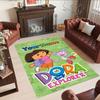 Dora Explorer Personalized Name Floor Mat Design for Hallway Outdoor Foyer Study room Antislip Carpet Decorate Offices