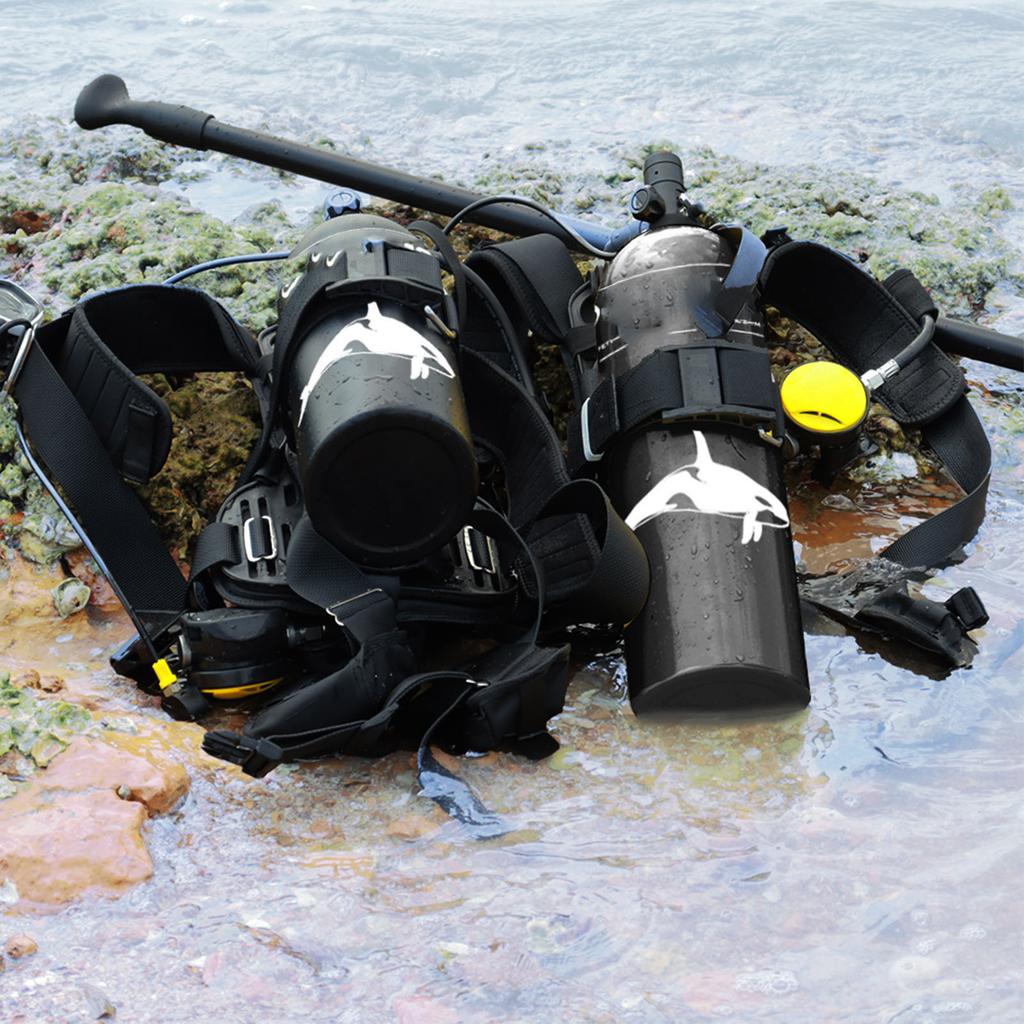 Dykutrustning Tankfäste Antihalkskydd Bärbar Dykning Snorkling Fridykning Dyk Gascylinderfäste