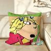 Anime CCharlie aand LLola Cushion Cover Pillow Case Antidustmite Pillowcase Silky Short Plush Sofa Cushion Cover hot