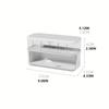 Multi-Purpose Desktop Cable Organizer Box Transparent Charger Storage Solution Cord Storage Box