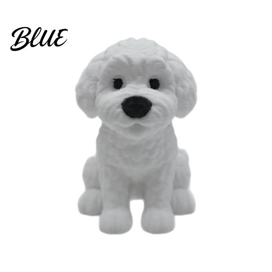 Dog Figurine 3D Printed Figurine Cute Small Puppy Statue