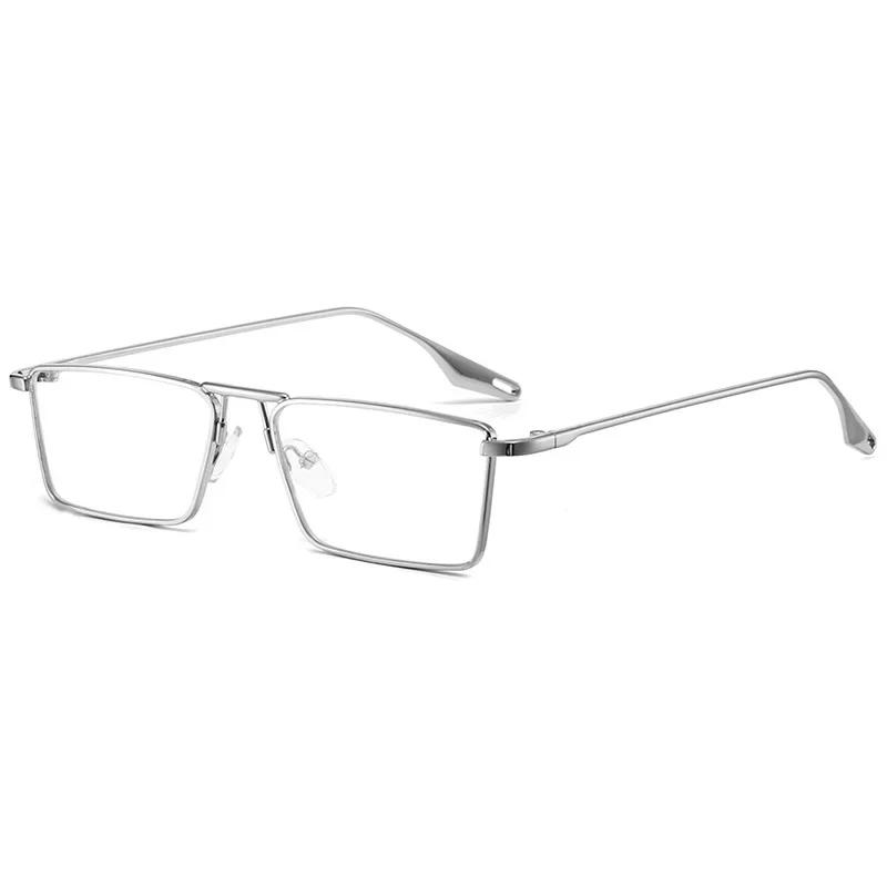 Retro Rectangle Sunglasses Women Metal Frame Vintage Small Frame Sun Glasses Ladies Classic Black Square