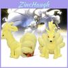 Affascinante Peluche Ninetales Giallo da 6 pollici Adorabile Personaggio Volpe Giocattolo Morbido