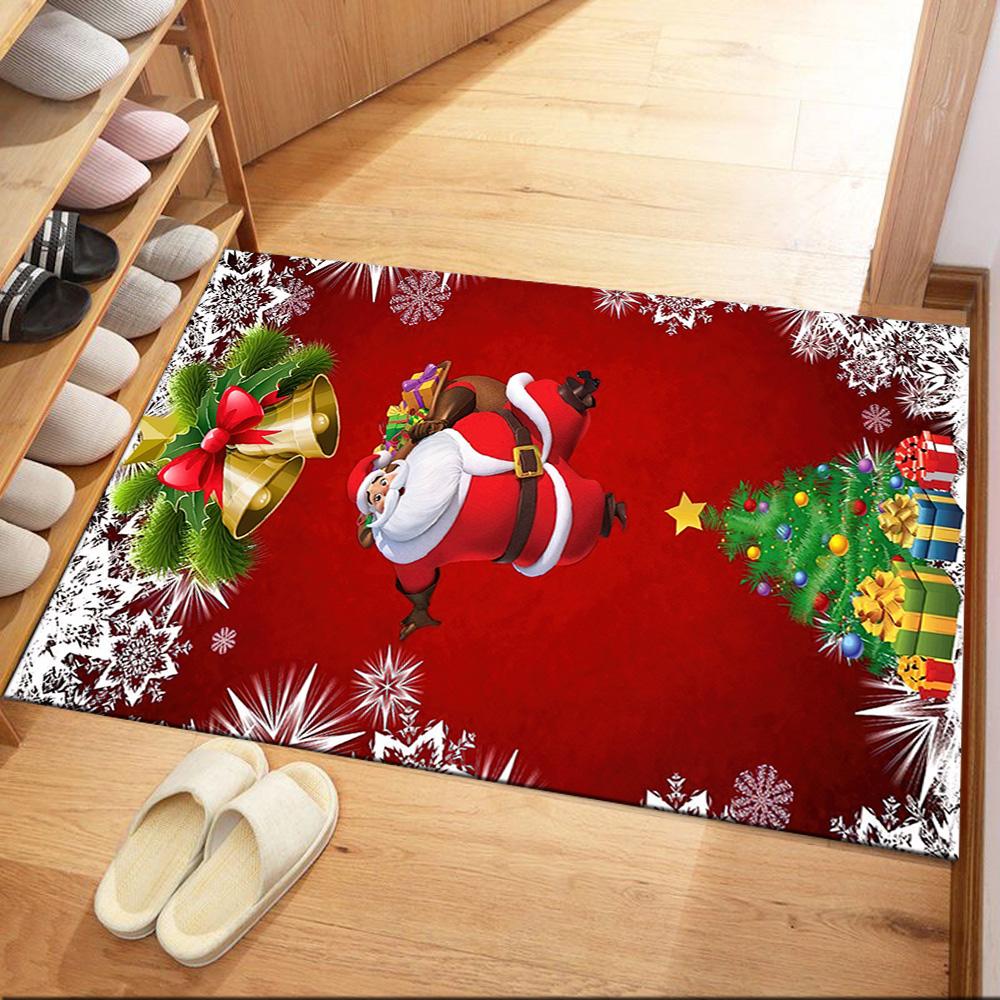 Christmas 350 Floor Mat Suitable for Foyer Dining Room Study room Entryway Antislip Carpet Decorate Offices Perfect Gift for Friends & Family