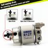 R12T Fuel Water Separator Fuel Filter/Water Separator Marine Complete Kit 10 Micron Filter Replaces Racor S3240 120AT R12T NPT ZG1/4-19 Fit 3/8 Inch
