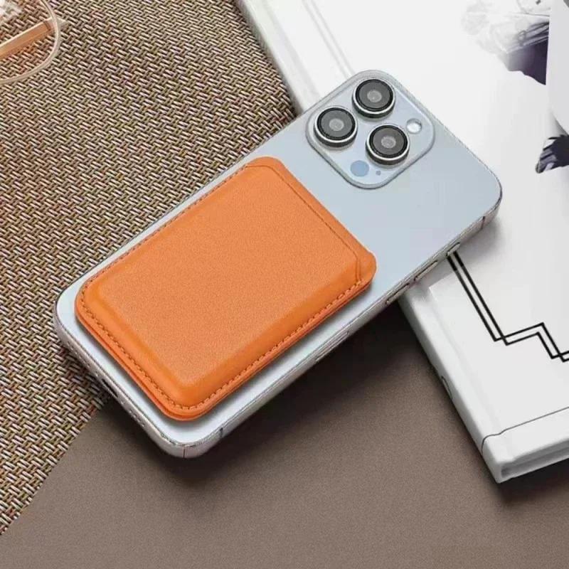 2 in 1 Strong Magnetic Leather Wallet With Hide Stand Case For Magsafe For iPhone 15PM 14 13 Pro Max Mag Safe Card Holder Pocket Cover
