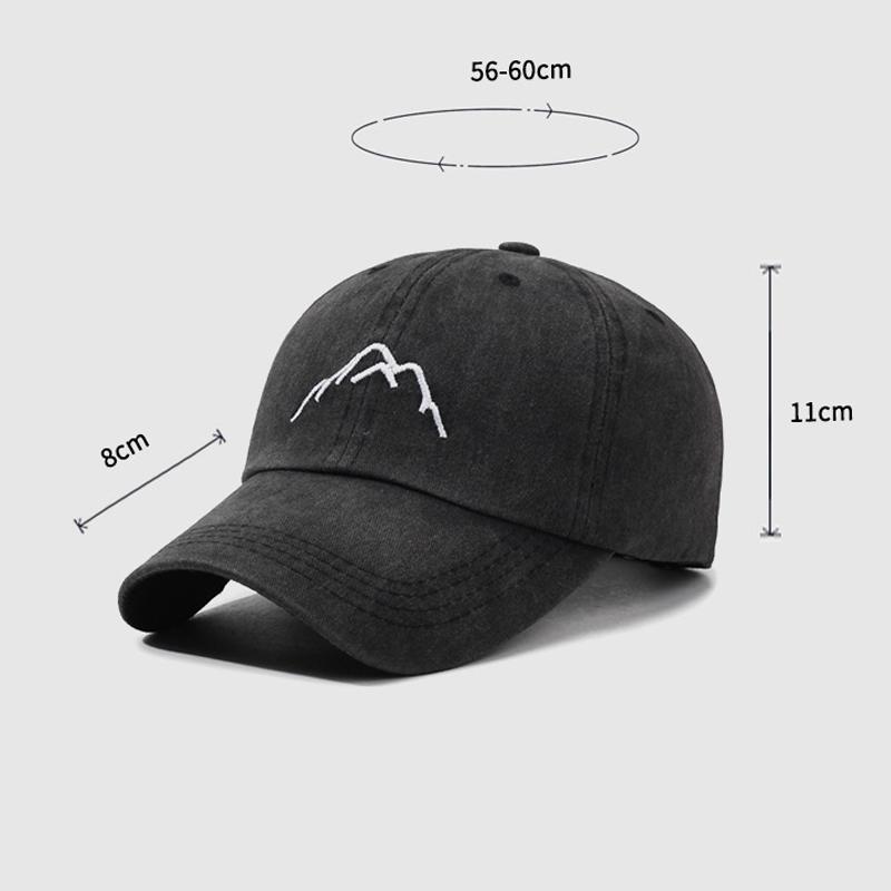 Vintage Men Baseball Cap Women Outdoor Embroidered Mountain Cap
