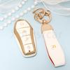 Auto Accessories 4 Buttons Fashion Tpu Car Key Case Keyless For Byd Atto 3 Han Ev Dolphin Remote Control Protect Cover