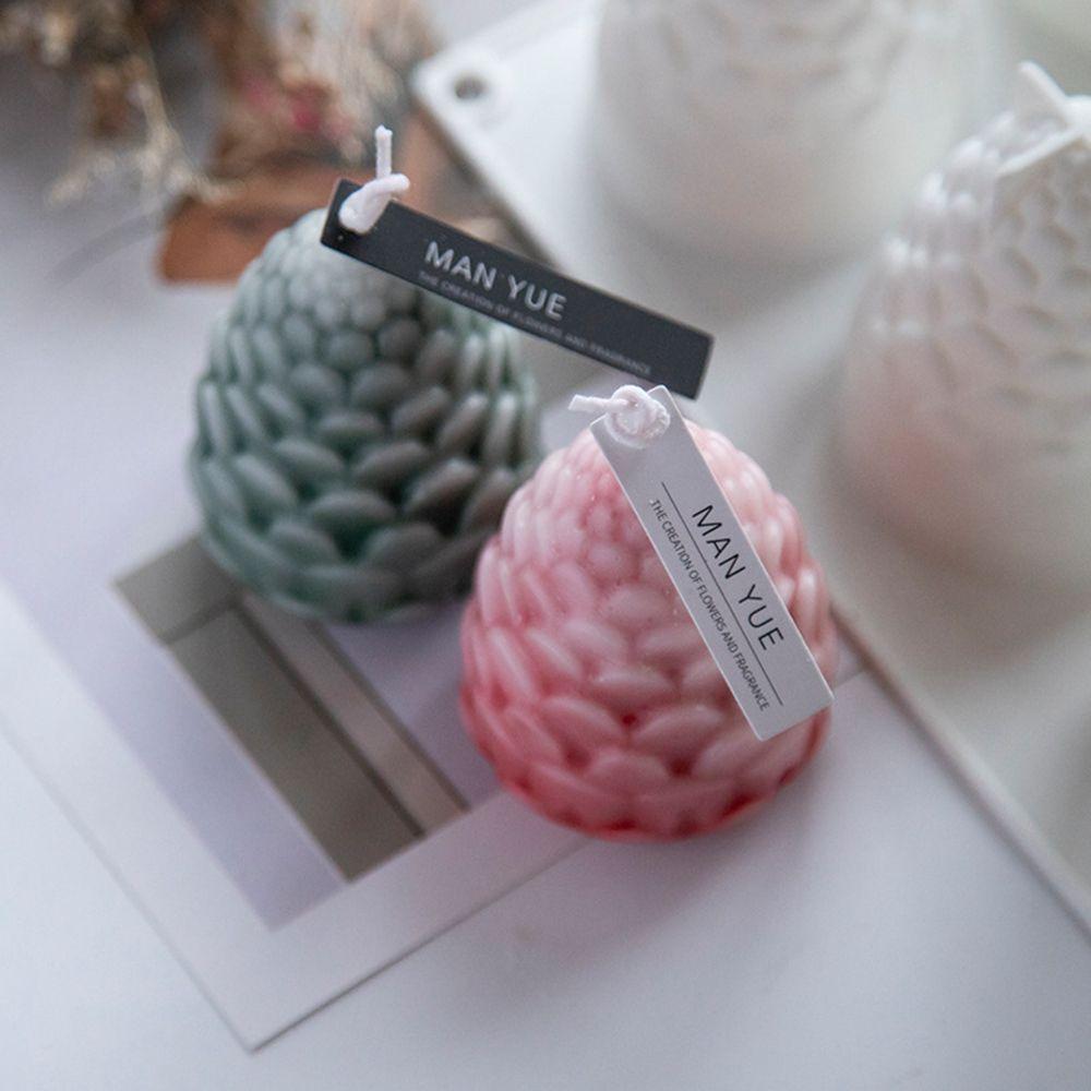 1 Pcs 3D Gift Cake Tools Food Grade Silicone Cupcake DIY Pine Cone Mould Christmas Decor Resin Mold
