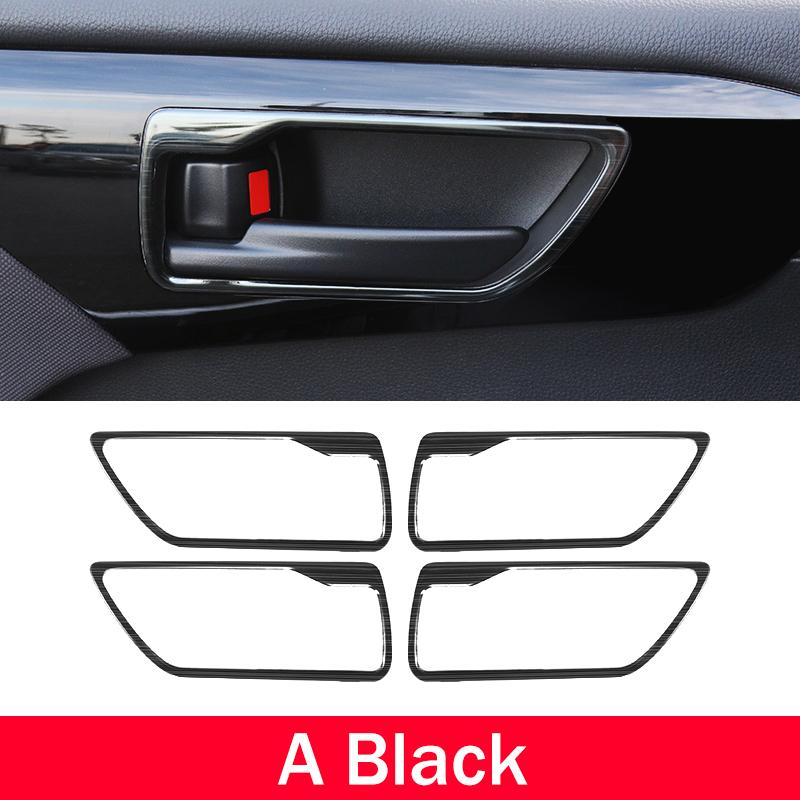For Toyota Highlander XU70     2024 Hybrid Stainless Car Inner Door Handle Frame Door Bowl Cover Trim Stickers