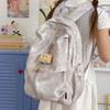 Schoolbag new backpack women's travel lightweight schoolbag girls college students design sense niche ins lightweight spring outing backpack