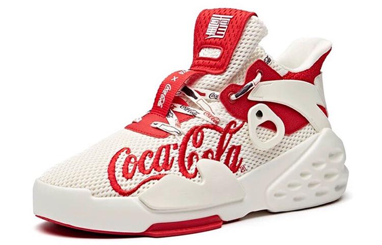 Women's Sneakers ANTA X Coca Cola Badao 'White Red' Women's