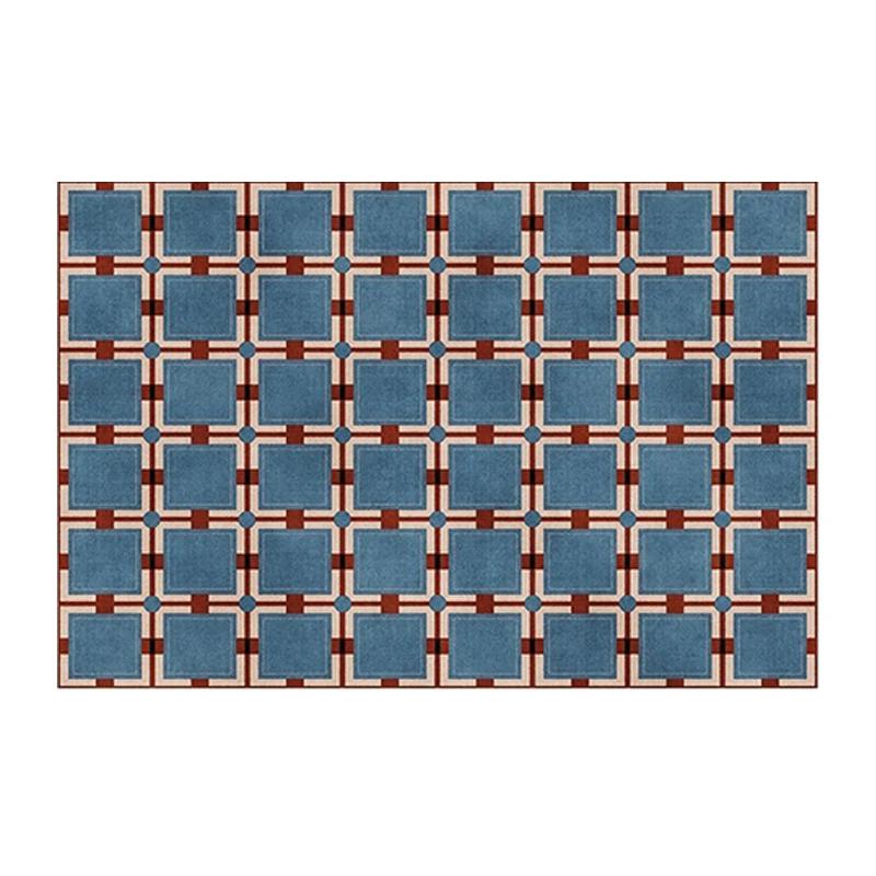 Modern Plaid Carpet Living Room Fashion Design Fluffy Plush Bedroom Bedside Floor Mats Home Decoration Sofa Area Non-slip Rug