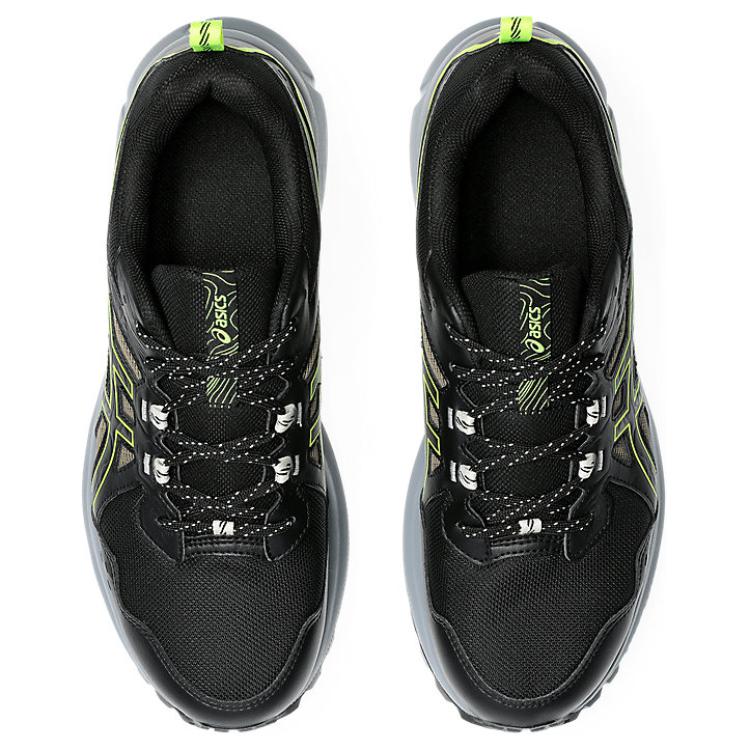 Asics Trail Scout 3 Comfortable Lightweight Low-Top Trail Running Shoes Men Sneaker Black Yellow 1011B700-004