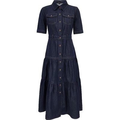 Women's Lyocell Blend Denim A-Line Dress