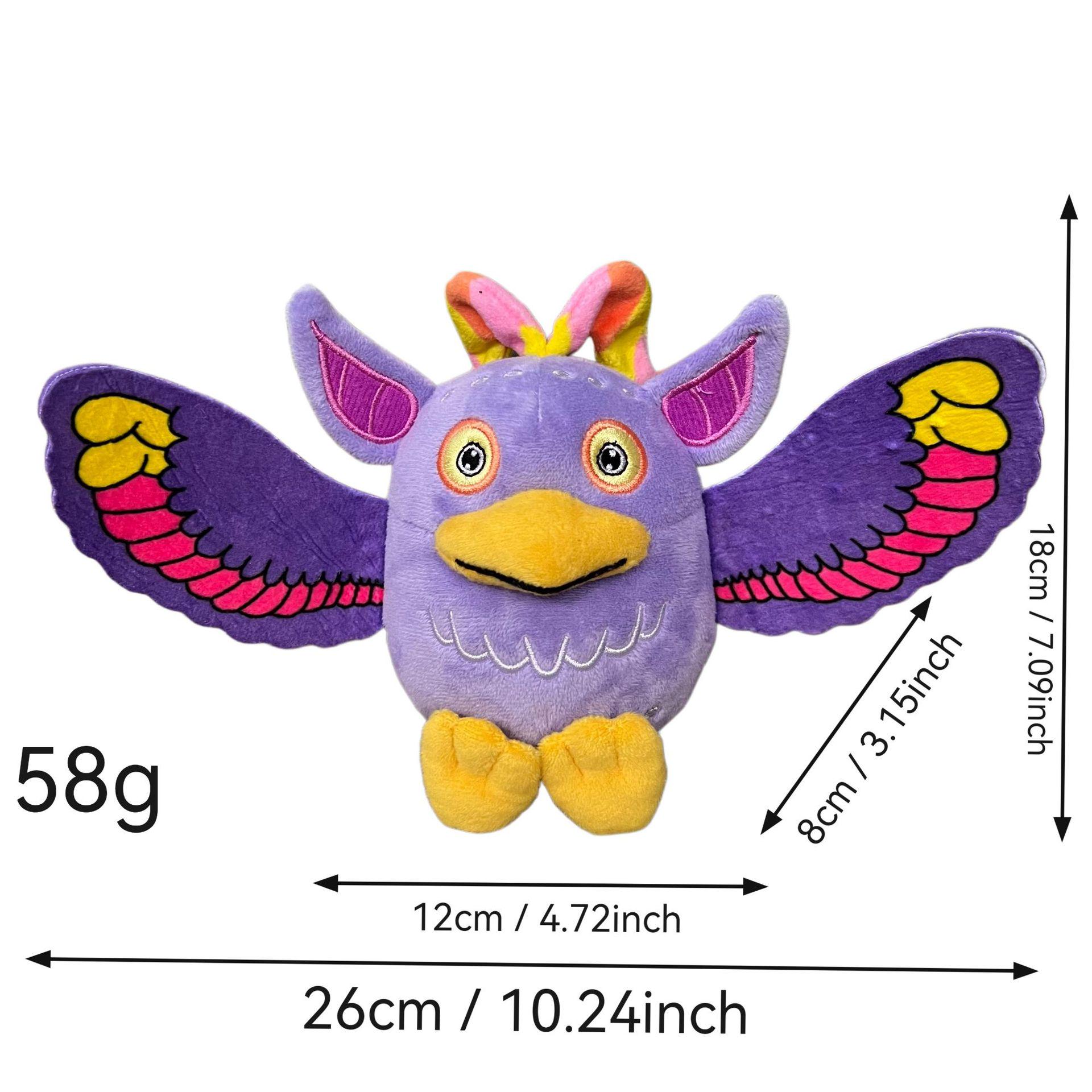 Новая креативная плюшевая игрушка My Singing Monsters In Stock фиолетовый