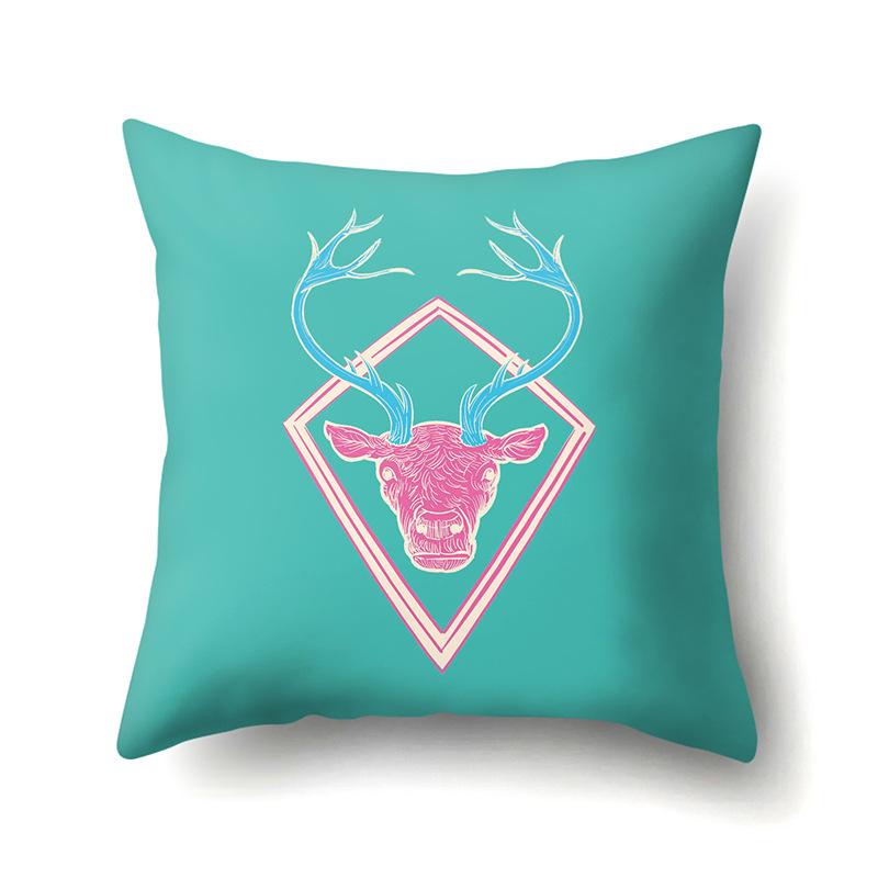 Polyester Pillowcase Automobile Decoration Home Printed Pillowcase