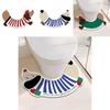 Cartoon Dachshund Dog Bathroom Mat With Absorbent Silicone Diatom Mud Non Slip For Home Use