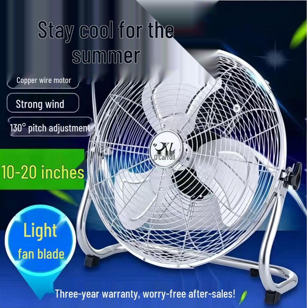High-Power Multi-Use Fan: Powerful Table, Floor, and Desktop Fan for Home and Industrial Use