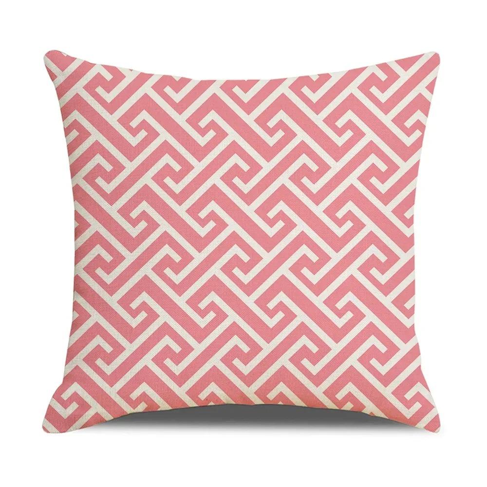 Square Pillowcase Nordic Geometric Decorative Pillow Sofa Cushion Cover Modern Home Decor
