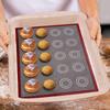 Non Stick Baking Mat Food Safe Baking Silicone Mat Food Grade Reusable Double Sided Printing Macaron Silicone Baking Mats