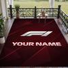 Custom Text Printed Rug F1 Non Slip Floor Carpet For Home Room Decor