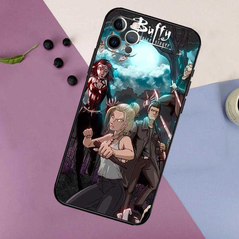 Buffy The Vampire Slayer Phone Case For iPhone 16 15 14 13 11 12 17 Pro Max mini 15 16 Plus 16e 17 Air Bumper Cover