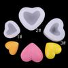 3D Heart Silicone Mold Set for Candles, Soap, Incense, Plaster, Fondant & Chocolate