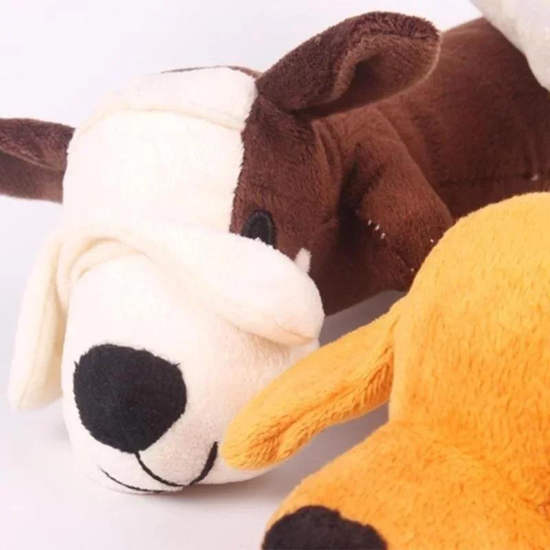 Portable Household Simple Dog-shaped Plush Chewing Pet Toy Pet Supplies Suitable for Small Dogs 3 Designs Color Accessories