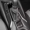 Real Soft Carbon Fiber RHD LHD Sticker For Toyota Corolla 2019 2020 2021 2022 2023 2024 Center Console Gear Shift Accessories.