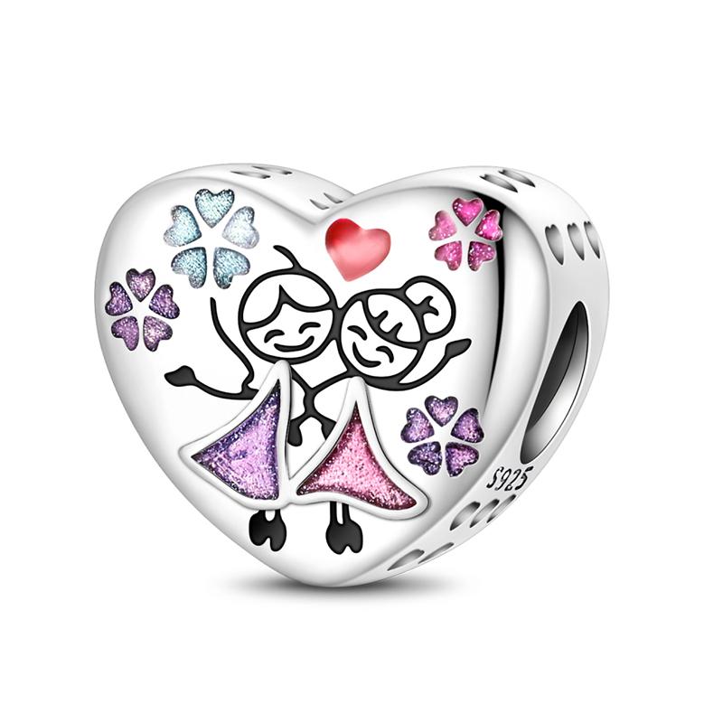 Hot Sale 925  Silver Charm Beads Glowing Luminous Firefly Star Light Bulb Pendant for Bracelet DIY Charms Jewelry